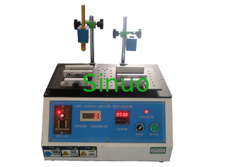 Działanie przycisku Sprzęt do testowania urządzeń elektrycznych / automatyczne oznaczanie etykiet Maszyna do testowania ścieralności spirytusu naftowego
