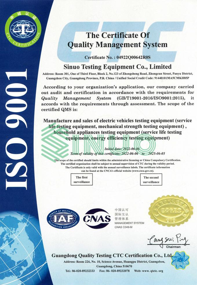 najnowsze wiadomości o firmie Sinuo pomyślnie przeszedł certyfikację systemu zarządzania jakością ISO9001: 2015  0