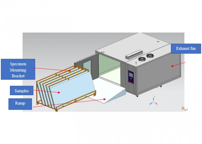 Wchodzenie w komorę badawczą ciepła o stałej wilgotności do badania paneli słonecznych IEC60068-2 3
