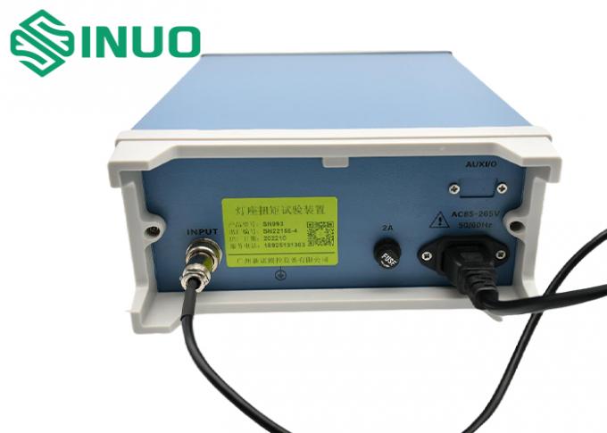 IEC 60598-1 Obrotowa cyfrowa maszyna do testowania momentu obrotowego uchwytu lampy Do wyświetlacza LCD żarówek 1