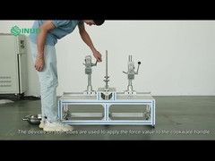 BS EN 12983-1 Sprzęt do badania odporności na zginanie naczyń kuchennych z podwójnym uchwytem