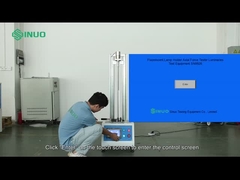 IEC 60598-1 Oprawka lampy fluorescencyjnej Tester siły osiowej Sprzęt do testowania opraw oświetleniowych