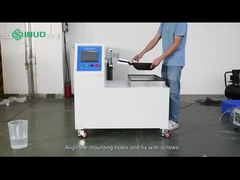 Aparatura do badania nalewania do badania objętości wycieku naczyń kuchennych jest zgodna z normą BS EN 12983-1