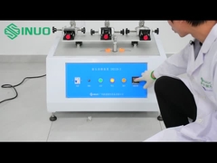 Trzy stacje z wtyczką izolacyjną, obudowę, aparaturę do badania ścierania, ciśnienie, obciążenie 4N IEC 60884