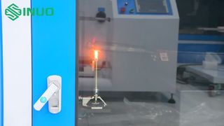 Maszyna do testowania spalania uchwytów naczyń kuchennych BS EN 12983-1 Sprzęt laboratoryjny sterowany PLC